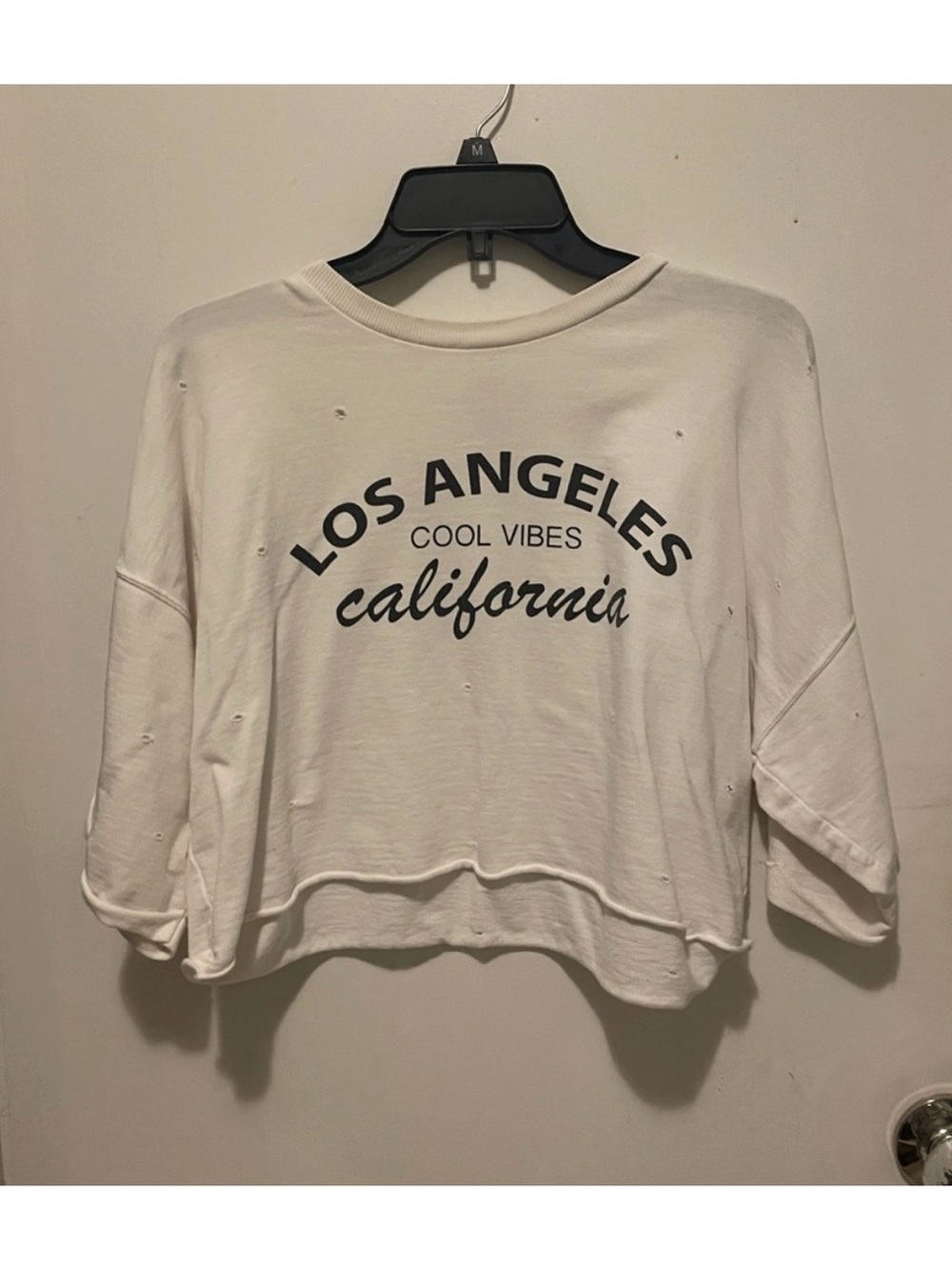 Oversized cropped tee